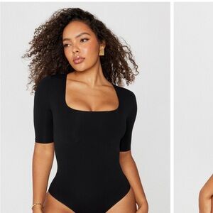 YITTY Fabletics Black Bodysuit for Women